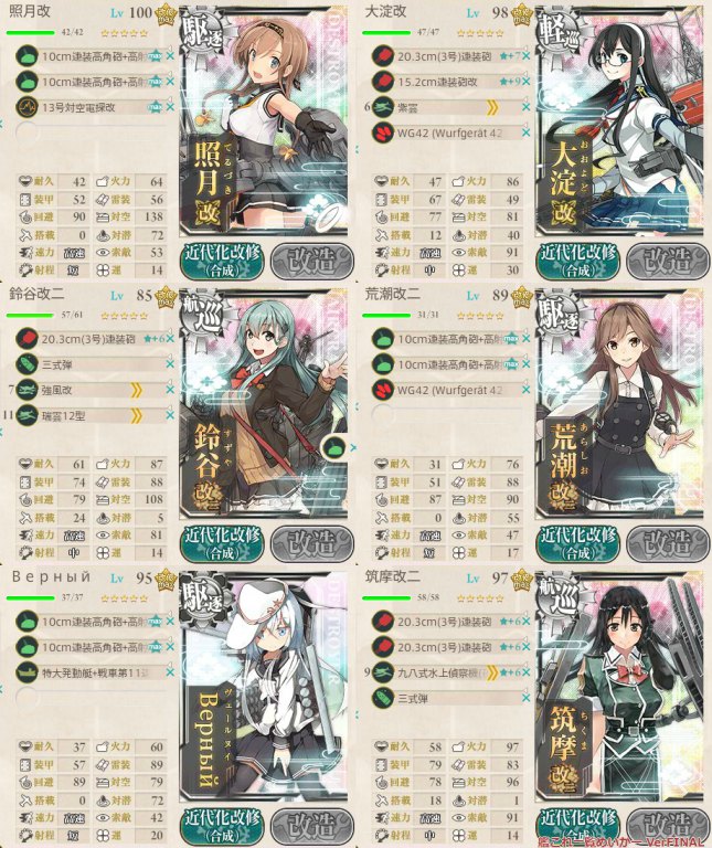 艦これ 17春イベントe 4 迎撃 士魂の護り 攻略